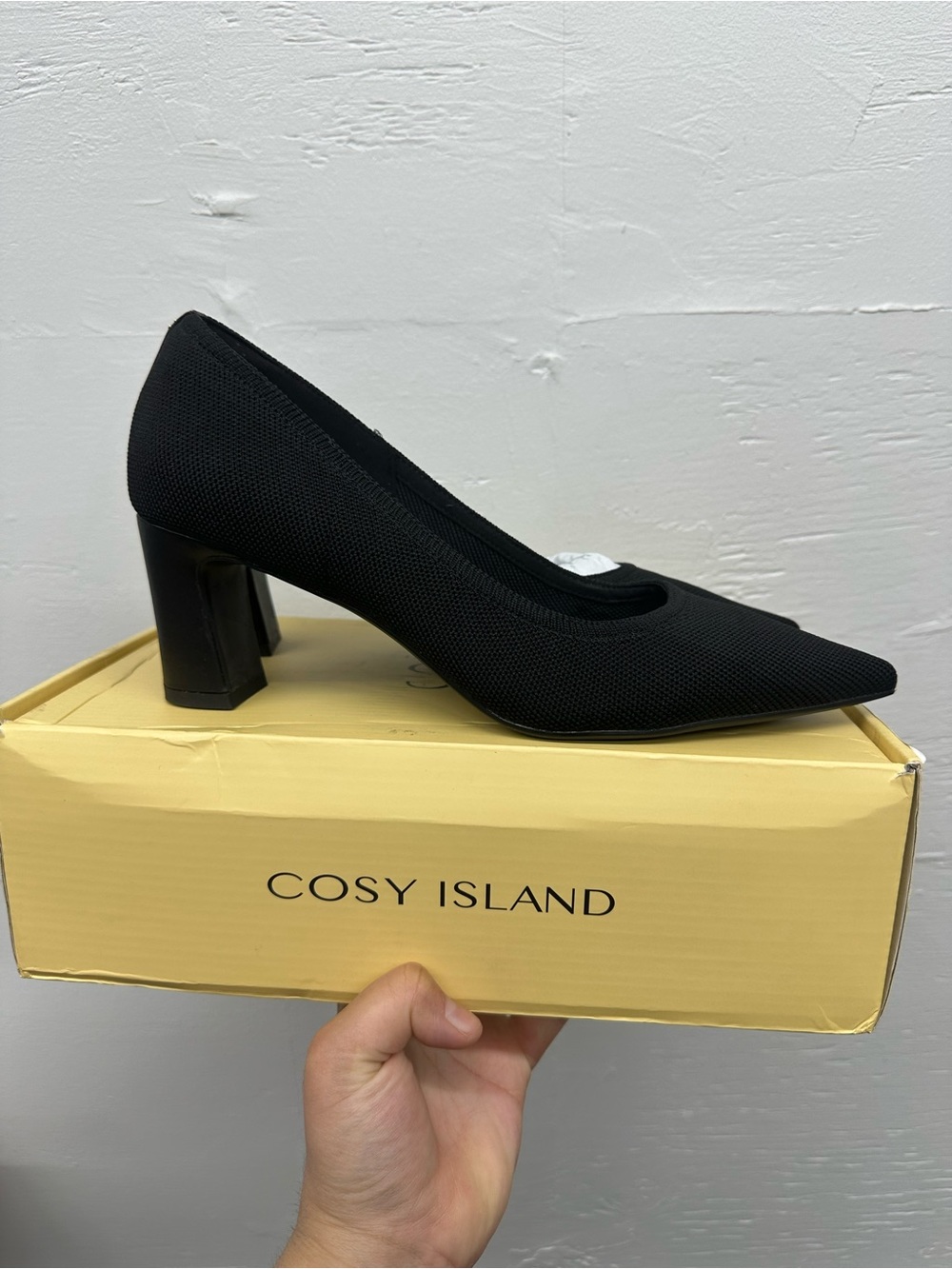 COSYISLAND black heels - Picture 2 of 2